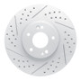 R1 07-12 Hyundai Veracruz Front Left Drilled & Slotted Geo-Carbon Rotor
