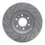 R1 04-09 Cadillac Srx Front Right Drilled & Slotted Geo-Carbon Rotor