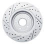 R1 14-20 Acura MDX Front Right Drilled & Slotted Geo-Carbon Rotor