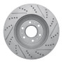 R1 04-09 Cadillac Srx Front Left Drilled & Slotted Geo-Carbon Rotor