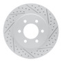R1 02-06 Ford Expedition Front Right Drilled & Slotted Geo-Carbon Rotor