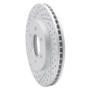 R1 02-06 Ford Expedition Front Left Drilled & Slotted Geo-Carbon Rotor