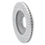 R1 02-06 Ford Expedition Front Left Drilled & Slotted Geo-Carbon Rotor