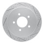 R1 97-04 Ford F-150 RWD Rear Right Drilled & Slotted Geo-Carbon Rotor