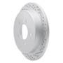 R1 97-04 Ford F-150 RWD Rear Right Drilled & Slotted Geo-Carbon Rotor