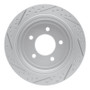 R1 97-04 Ford F-150 RWD Rear Right Drilled & Slotted Geo-Carbon Rotor