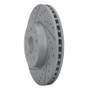 R1 14-20 Cadillac Cts Front Left Drilled & Slotted Geo-Carbon Rotor