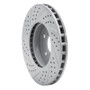R1 03-09 Mercedes-Benz E350 Front Right Drilled & Slotted Geo-Carbon Rotor