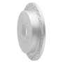 R1 97-04 Ford F-150 4WD Rear Left Drilled & Slotted Geo-Carbon Rotor
