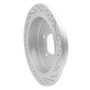 R1 97-04 Ford F-150 4WD Rear Left Drilled & Slotted Geo-Carbon Rotor