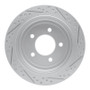 R1 97-04 Ford F-150 4WD Rear Left Drilled & Slotted Geo-Carbon Rotor