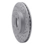 R1 12-25 Dodge Attitude (Mexico) Front Right Drilled & Slotted Geo-Carbon Rotor
