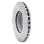 R1 03-09 Mercedes-Benz E320 Front Left Drilled & Slotted Geo-Carbon Rotor