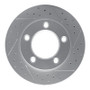 R1 07-15 Ford Edge Front Right Drilled & Slotted Geo-Carbon Rotor