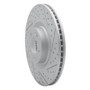 R1 12-17 Genesis G80 Front Right Drilled & Slotted Geo-Carbon Rotor