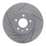 R1 13-25 Cadillac Ats Front Right Drilled & Slotted Geo-Carbon Rotor