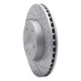 R1 13-25 Cadillac Ats Front Right Drilled & Slotted Geo-Carbon Rotor