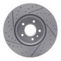 R1 13-25 Cadillac Ats Front Right Drilled & Slotted Geo-Carbon Rotor