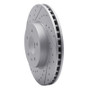 R1 13-25 Cadillac Ct4 Front Left Drilled & Slotted Geo-Carbon Rotor