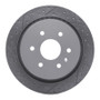 R1 13-19 Cadillac Xts Rear Left Drilled & Slotted Geo-Carbon Rotor
