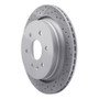 R1 13-19 Cadillac Xts Rear Left Drilled & Slotted Geo-Carbon Rotor