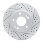 R1 11-26 Hyundai Elantra Coupe Front Right Drilled & Slotted Geo-Carbon Rotor