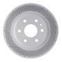 R1 07-17 Buick Enclave Front Right Drilled & Slotted Geo-Carbon Rotor