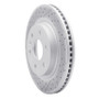 R1 07-17 Buick Enclave Front Left Drilled & Slotted Geo-Carbon Rotor