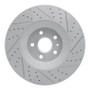 R1 09-15 Cadillac Cts Front Left Drilled & Slotted Geo-Carbon Rotor
