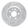 R1 92-99 Mercedes-Benz Cl600 Rear Left Drilled & Slotted Geo-Carbon Rotor