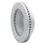R1 01-25 Chevrolet Silverado 3500 Front Right Drilled & Slotted Geo-Carbon Rotor