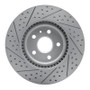 R1 08-17 Cadillac Cts Front Right Drilled & Slotted Geo-Carbon Rotor