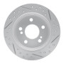 R1 83-95 Mercedes-Benz E300 Rear Left Drilled & Slotted Geo-Carbon Rotor