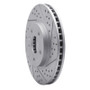 R1 08-14 Cadillac Cts Front Right Drilled & Slotted Geo-Carbon Rotor