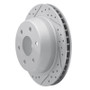R1 00-14 Cadillac Escalade Rear Left Drilled & Slotted Geo-Carbon Rotor