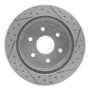 R1 00-14 Cadillac Escalade Rear Left Drilled & Slotted Geo-Carbon Rotor