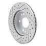 R1 87-93 Mercedes-Benz 190D Front Right Drilled & Slotted Geo-Carbon Rotor