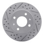 R1 03-06 Dodge Verna (Mexico) Front Left Drilled & Slotted Geo-Carbon Rotor