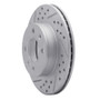R1 03-06 Dodge Verna (Mexico) Front Left Drilled & Slotted Geo-Carbon Rotor