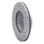 R1 03-06 Dodge Verna (Mexico) Front Left Drilled & Slotted Geo-Carbon Rotor