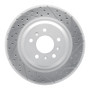 R1 06-16 Buick Allure Front Right Drilled & Slotted Geo-Carbon Rotor
