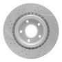 R1 05-13 Cadillac Xlr Front Right Drilled & Slotted Geo-Carbon Rotor