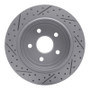 R1 11-25 Dodge Durango Rear Right Drilled & Slotted Geo-Carbon Rotor