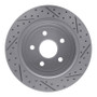 R1 11-25 Dodge Durango Rear Left Drilled & Slotted Geo-Carbon Rotor