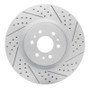 R1 04-11 Cadillac Cts Front Right Drilled & Slotted Geo-Carbon Rotor