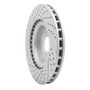 R1 04-11 Cadillac Cts Front Right Drilled & Slotted Geo-Carbon Rotor
