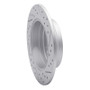 R1 05-20 Hyundai Azera Rear Left Drilled & Slotted Geo-Carbon Rotor