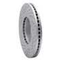 R1 04-11 Hyundai Azera Front Right Drilled & Slotted Geo-Carbon Rotor