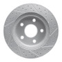 R1 02-24 Chrysler Aspen Front Left Drilled & Slotted Geo-Carbon Rotor