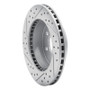 R1 97-02 Dodge Dakota RWD Front Right Drilled & Slotted Geo-Carbon Rotor